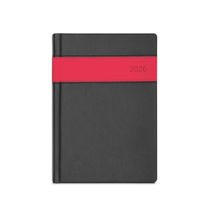 Agenda A5 promocional color rojo