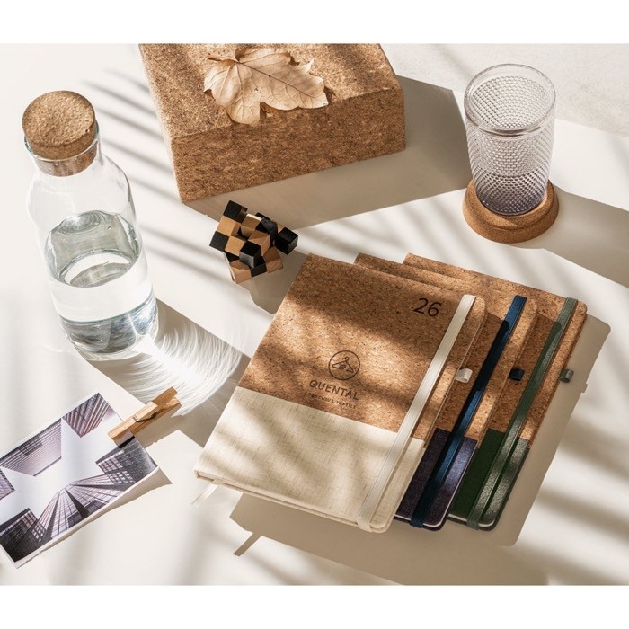 Agendas A5 personalizadas de corcho vista siete