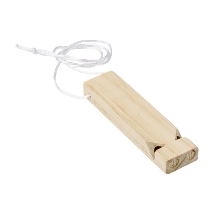 Silbato de tren de madera personalizado con logo Chuchu primera vista Silbato de tren de madera personalizado con logo Chuchu primera vista