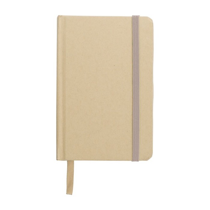 Libreta kraft con tapa de cartón reciclado aprox A6 hojas a rayas color caqui primera vista Libreta kraft con tapa de cartón reciclado aprox A6 hojas a rayas color caqui primera vista