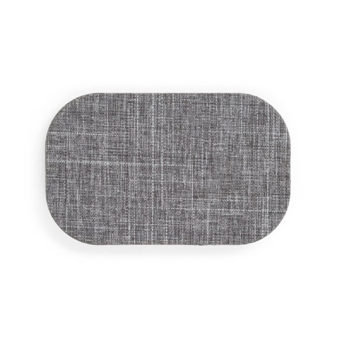 Cargador sin cables personalizado color gris primera vista