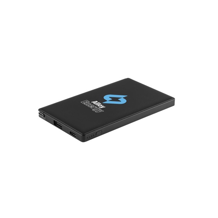 Powerbank magnético plegable de ABS 3 en 1 que sirve para soporte color negro imagen con logo Powerbank magnético plegable de ABS 3 en 1 que sirve para soporte color negro imagen con logo