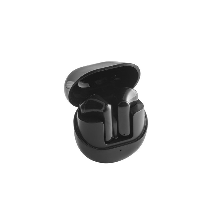 Auriculares inalámbricos con 12h de duración de la batería y BT 5.3 color negro tercera vista