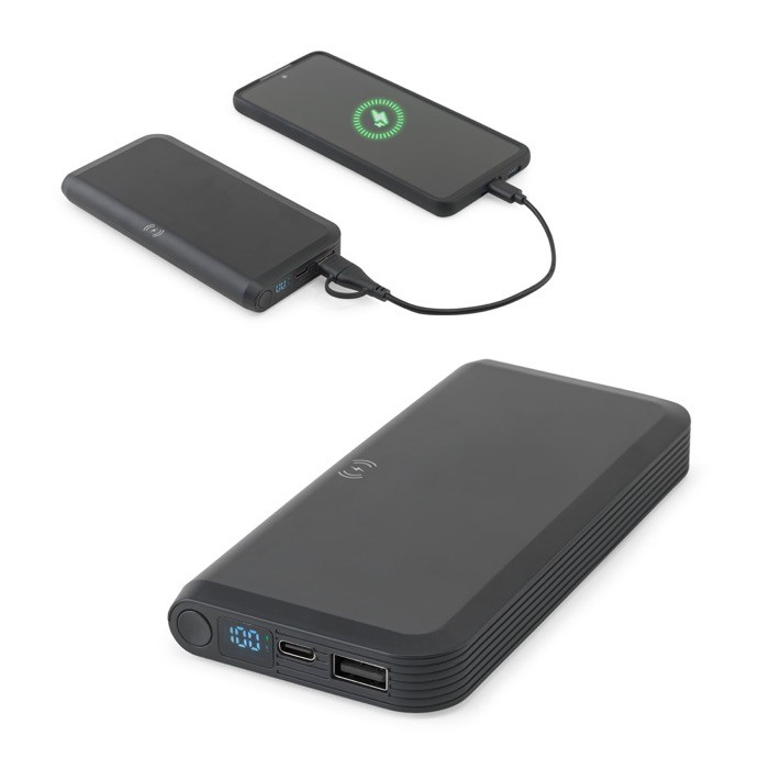 Batería externa ecológica con carga 15W estilo premium 10000 mAh varios colores Batería externa ecológica con carga 15W estilo premium 10000 mAh varios colores