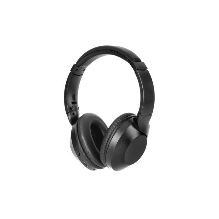 Auriculares inalámbricos plegables con 20 horas de autonomía color negro Auriculares inalámbricos plegables con 20 horas de autonomía color negro
