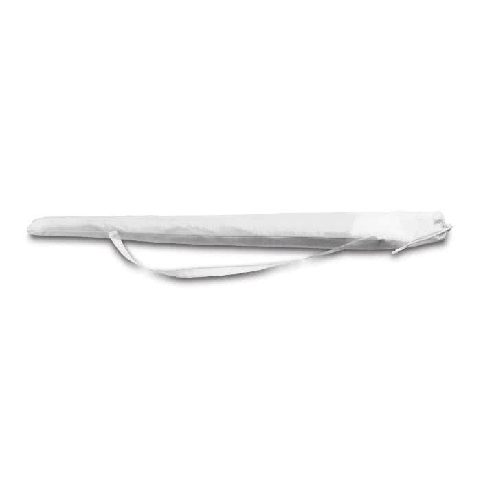 Sombrillas con logo color blanco Sombrillas con logo color blanco