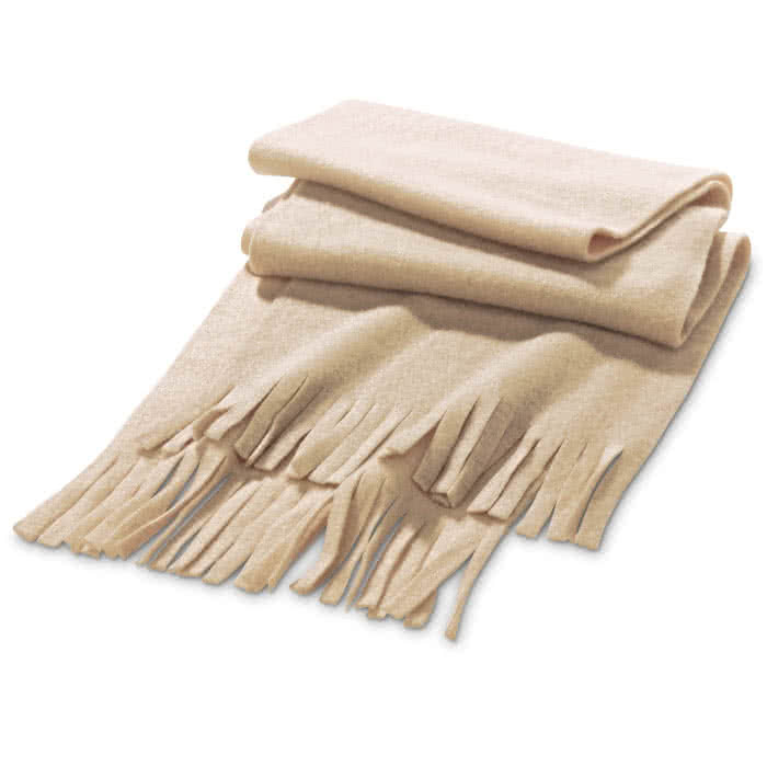 Bufanda publicitaria personalizada a color color beige Bufanda publicitaria personalizada a color color beige