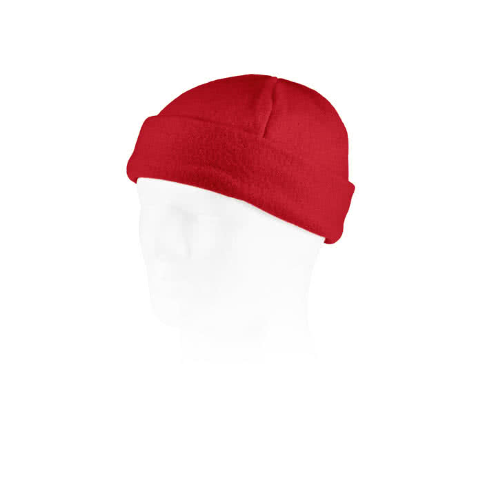 Gorro publicitario para publicidad color rojo con logo