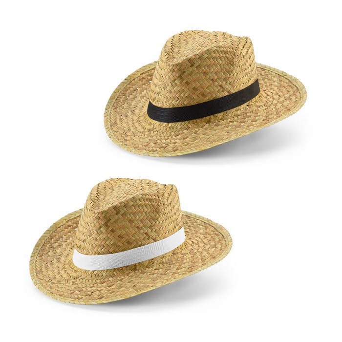 Sombrero de paja natural con cinta decorativa sublimada varios colores Sombrero de paja natural con cinta decorativa sublimada varios colores