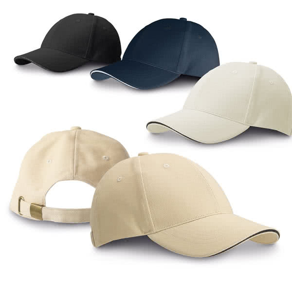 Gorra corporativa con hebilla de metal color beige vista productos Gorra corporativa con hebilla de metal color beige vista productos