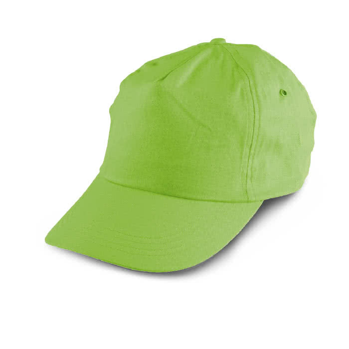 Gorra clásica de poliéster color verde claro Gorra clásica de poliéster color verde claro