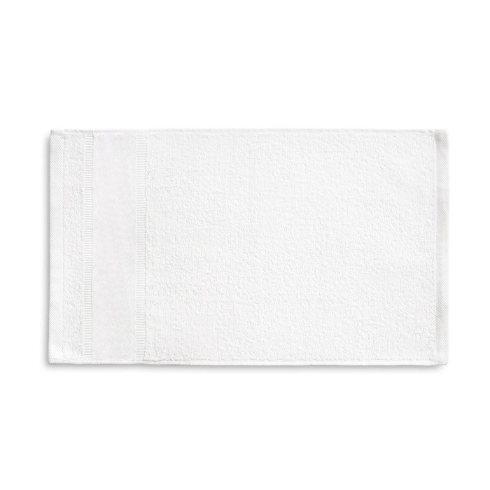 Toalla de algodón multiusos fabricada en Europa 380 g/m2 color blanco primera vista