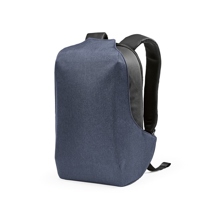 Mochila de RPET con cerradura numérica y tejidos anticorte 20L color azul Mochila de RPET con cerradura numérica y tejidos anticorte 20L color azul