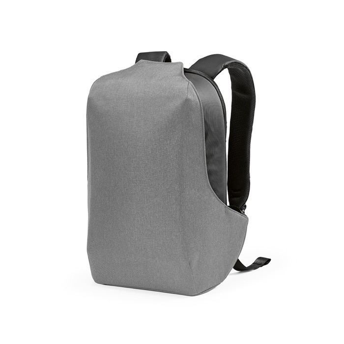 Mochila de RPET con cerradura numérica y tejidos anticorte 20L color gris claro Mochila de RPET con cerradura numérica y tejidos anticorte 20L color gris claro