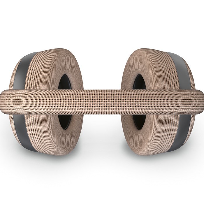 Auriculares sostenibles con cancelación de ruido y 20h de autonomía color champagne cuarta vista Auriculares sostenibles con cancelación de ruido y 20h de autonomía color champagne cuarta vista