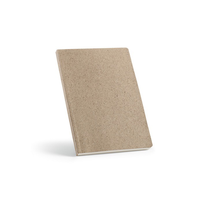 Cuaderno con funda hecha con excedentes de té A5 hojas a rayas color blanco Cuaderno con funda hecha con excedentes de té A5 hojas a rayas color blanco