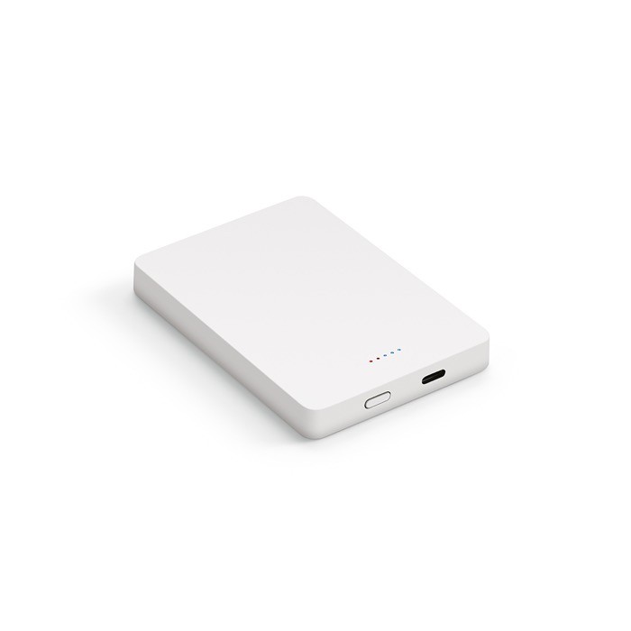 Powerbank inalámbrica disponible en varios colores 10.000 mAh color blanco Powerbank inalámbrica disponible en varios colores 10.000 mAh color blanco