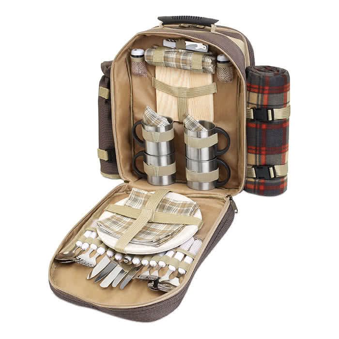 Elgante mochila de picnic publicitaria color Marr