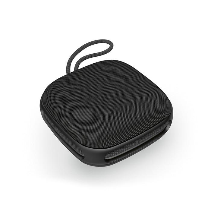 Altavoz ecológico con gran autonomía repelente al agua IPX4 color negro Altavoz ecológico con gran autonomía repelente al agua IPX4 color negro