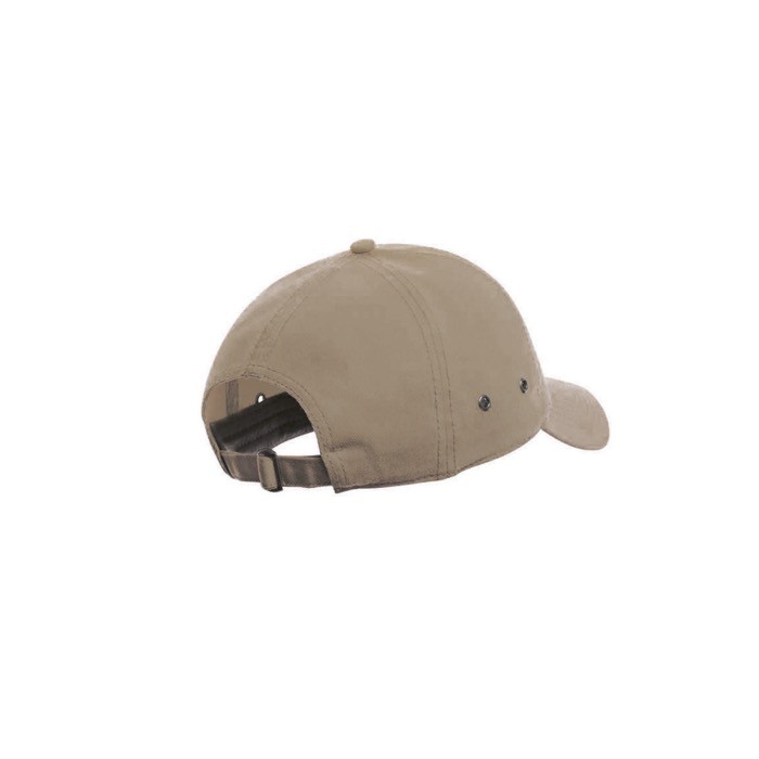 Gorra de béisbol de algodón de sarga con ojales de metal 250 g/m2 vista 1 Gorra de béisbol de algodón de sarga con ojales de metal 250 g/m2 vista 1