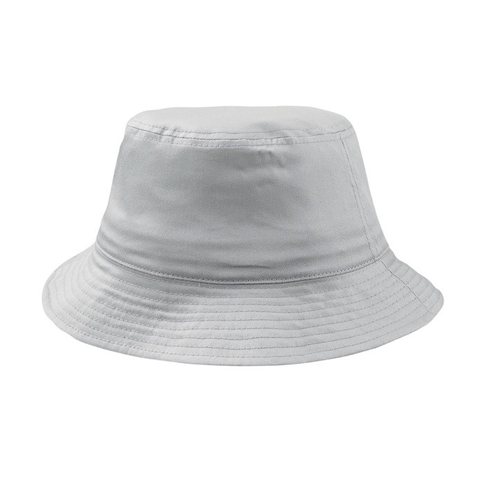Gorro de algodón de pescador de talla única con 8 filas 180 g/m2 color blanco