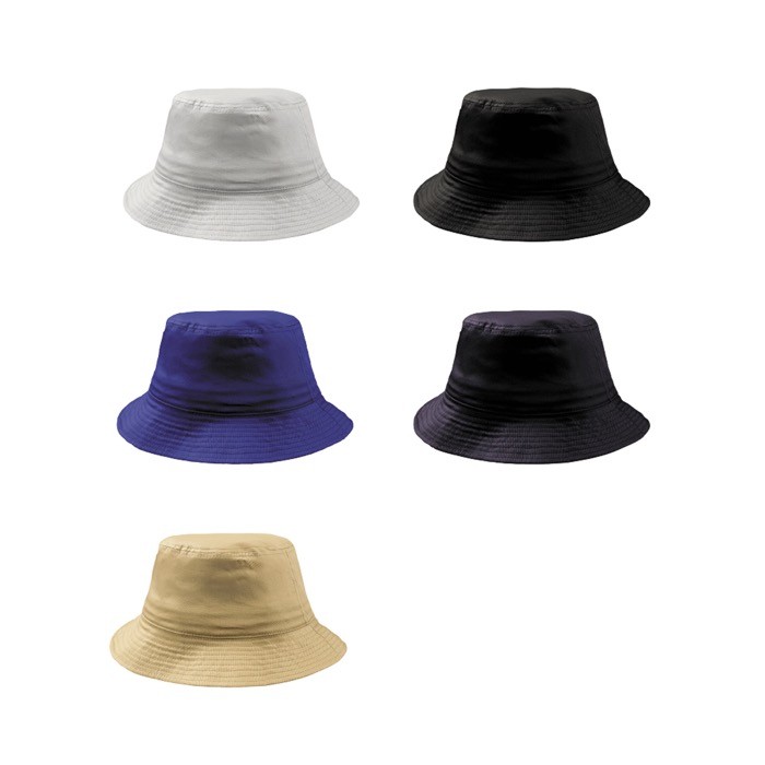 Gorro de algodón de pescador de talla única con 8 filas 180 g/m2