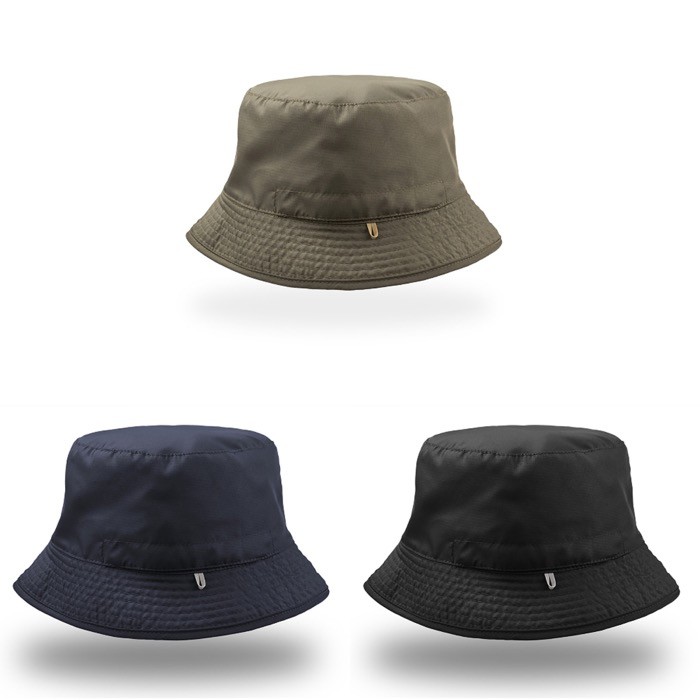 Gorro de pescador reversible de poliéster con interior de color vista 1