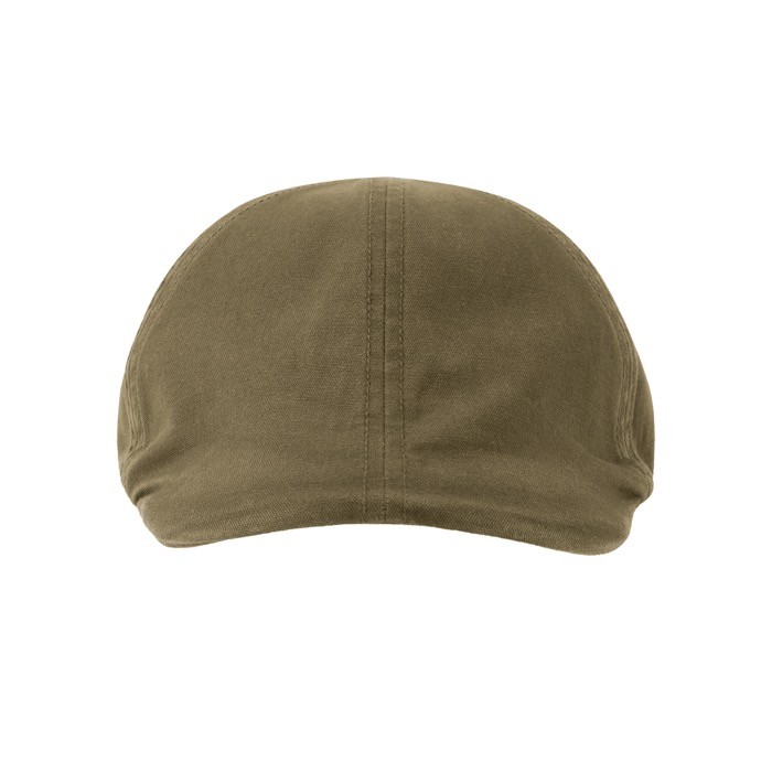 Boina de estilo retro de algodón reciclado y orgánico de 260 g/m2 color verde oliva vista detalle 6 Boina de estilo retro de algodón reciclado y orgánico de 260 g/m2 color verde oliva vista detalle 6
