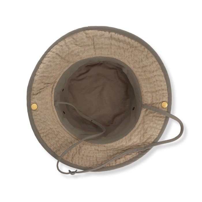 Gorra de algodón reciclado y orgánico con cordón 260 g/m2 color verde oliva vista detalle 4 Gorra de algodón reciclado y orgánico con cordón 260 g/m2 color verde oliva vista detalle 4