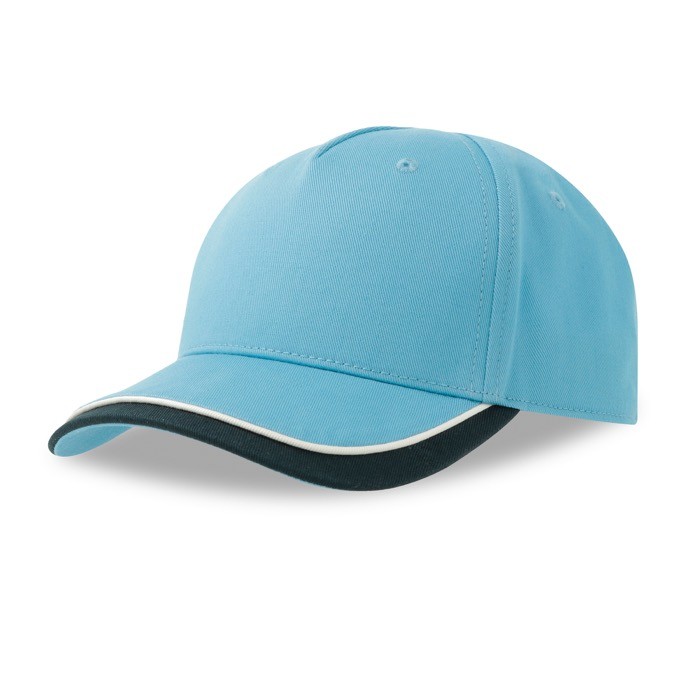 Gorra para niños de algodón orgánico de tipo béisbol de 260 g/m2