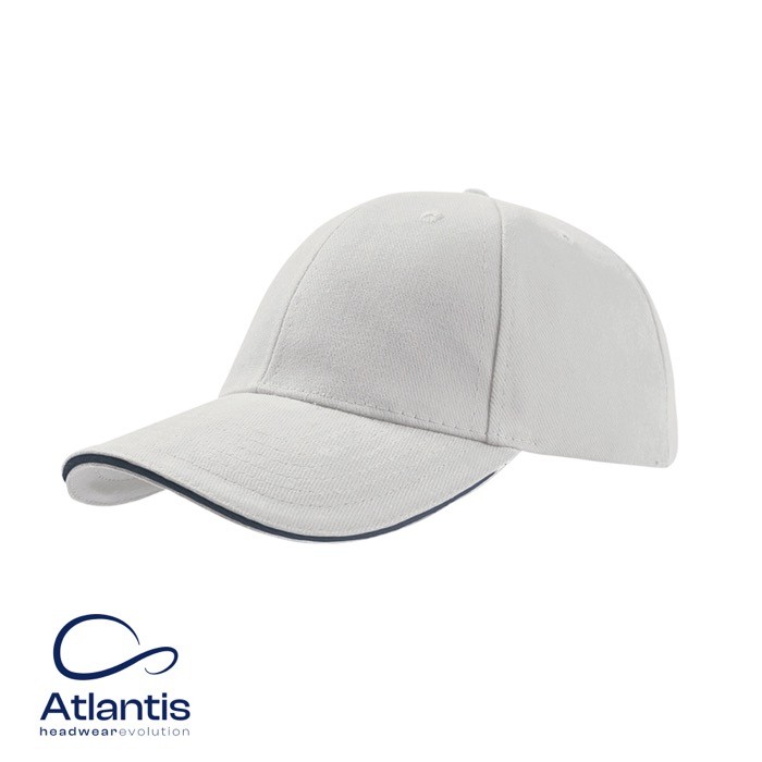 Gorra de algodón de tamaño único con cierre de hebilla 250 g/m2