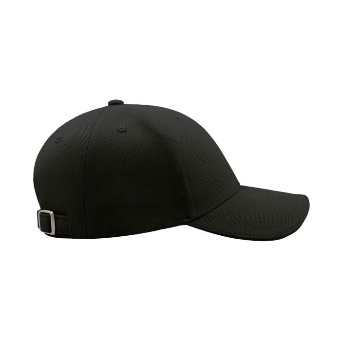 Gorra de algodón de tamaño único con cierre de hebilla 250 g/m2