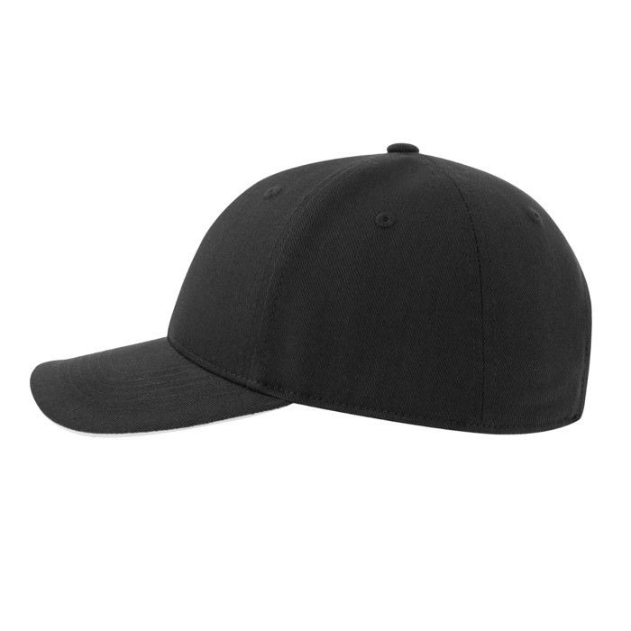 Gorra de algodón de tamaño único con cierre de hebilla 250 g/m2