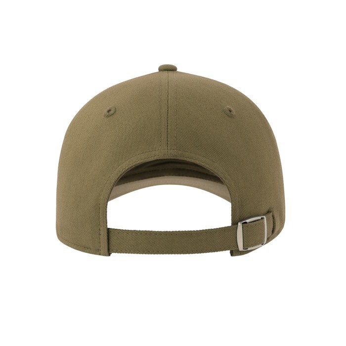 Gorra de algodón de tamaño único con cierre de hebilla 250 g/m2 vista detalle 2