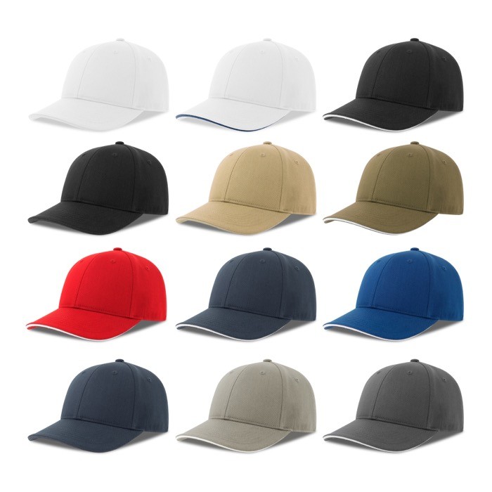 Gorra de algodón de tamaño único con cierre de hebilla 250 g/m2 vista con varios colores