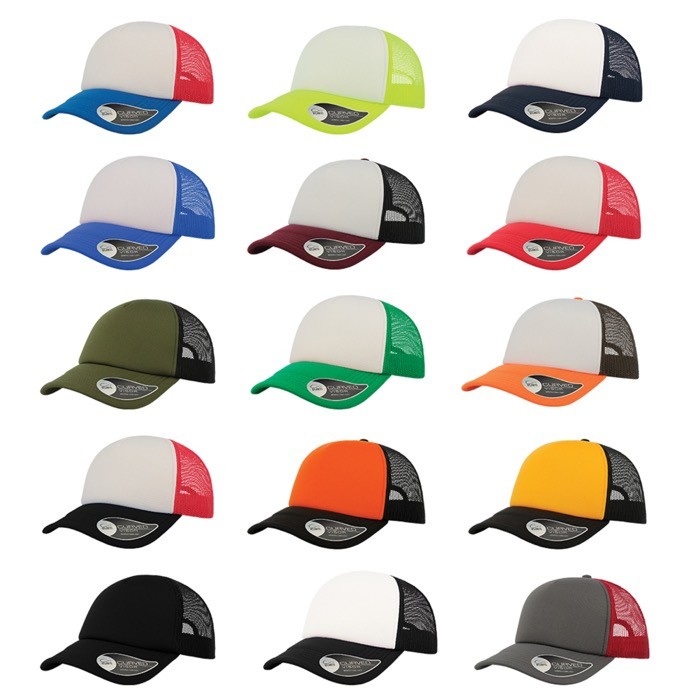 Gorra de poliéster con visera curvada y acolchada de 80 g/m2 Gorra de poliéster con visera curvada y acolchada de 80 g/m2