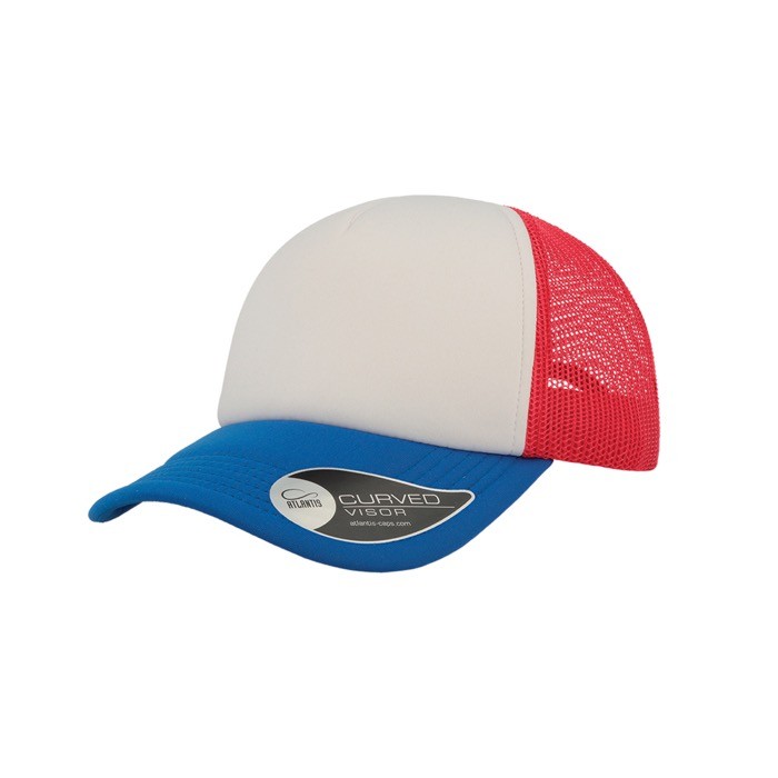 Gorra de poliéster con visera curvada y acolchada de 80 g/m2 Gorra de poliéster con visera curvada y acolchada de 80 g/m2