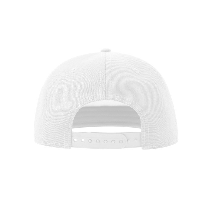 Gorra hecha parcialmente de lana con visera plana de 400 g/m2 vista detalle 2 Gorra hecha parcialmente de lana con visera plana de 400 g/m2 vista detalle 2