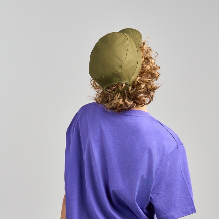 Gorra de algodón tipo militar con visera y cierre velcro 280 g/m2 vista 4 Gorra de algodón tipo militar con visera y cierre velcro 280 g/m2 vista 4