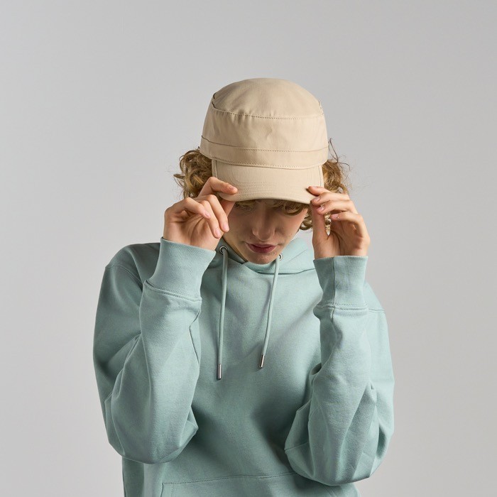 Gorra de algodón tipo militar con visera y cierre velcro 280 g/m2 vista 8 Gorra de algodón tipo militar con visera y cierre velcro 280 g/m2 vista 8