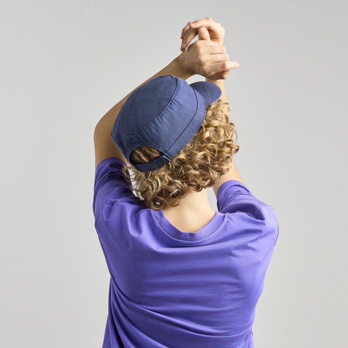 Gorra militar con borde semicurvado en algodón ecológico 280 g/m2 Gorra militar con borde semicurvado en algodón ecológico 280 g/m2