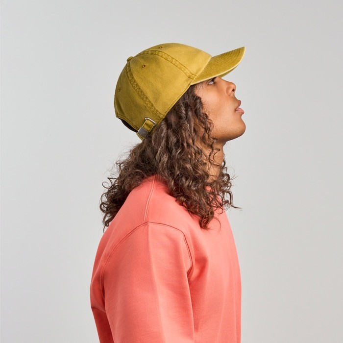 Gorra desestructurada tipo vintage de algodón reciclado 260 g/m2 vista 5