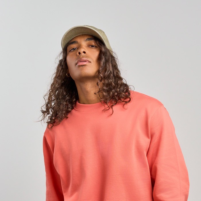 Gorra desestructurada tipo vintage de algodón reciclado 260 g/m2 vista 7