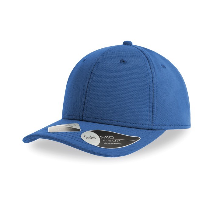 Gorra de poliéster reciclado con cierre de velcro 255 g/m2