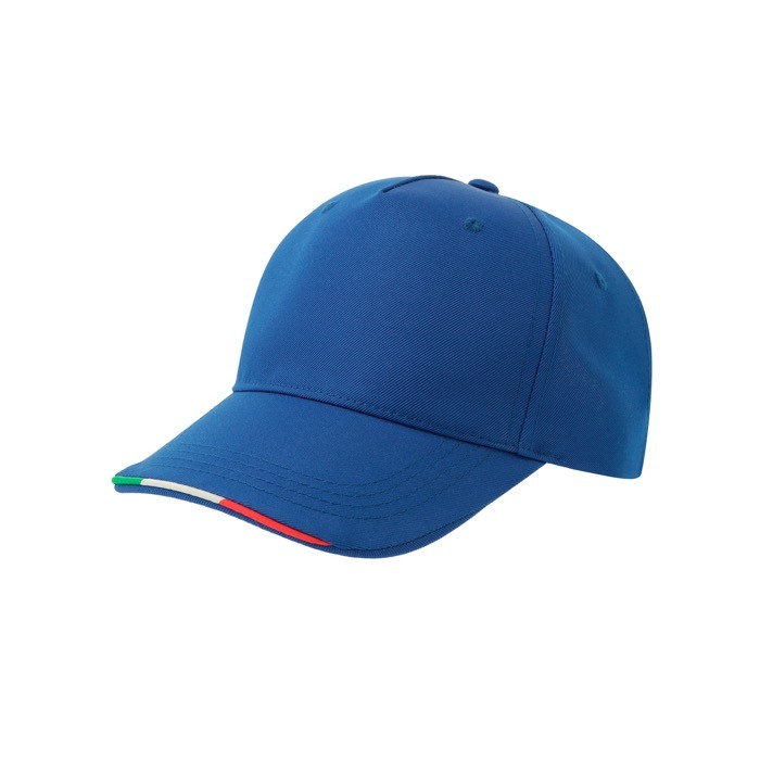 Gorra de béisbol de poliéster reciclado con visera italiana 220 g/m2
