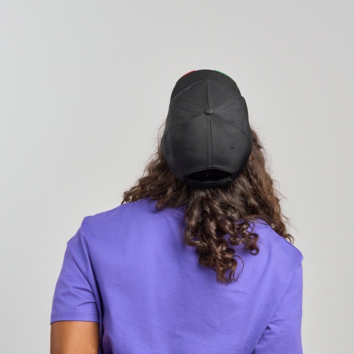 Gorra de béisbol de poliéster reciclado con visera italiana 220 g/m2