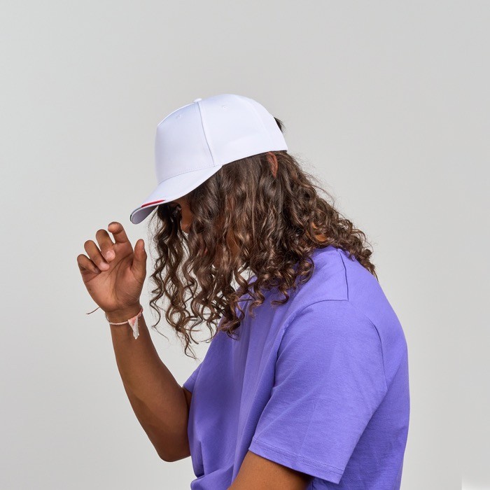 Gorra de béisbol de poliéster reciclado con visera italiana 220 g/m2 vista 7