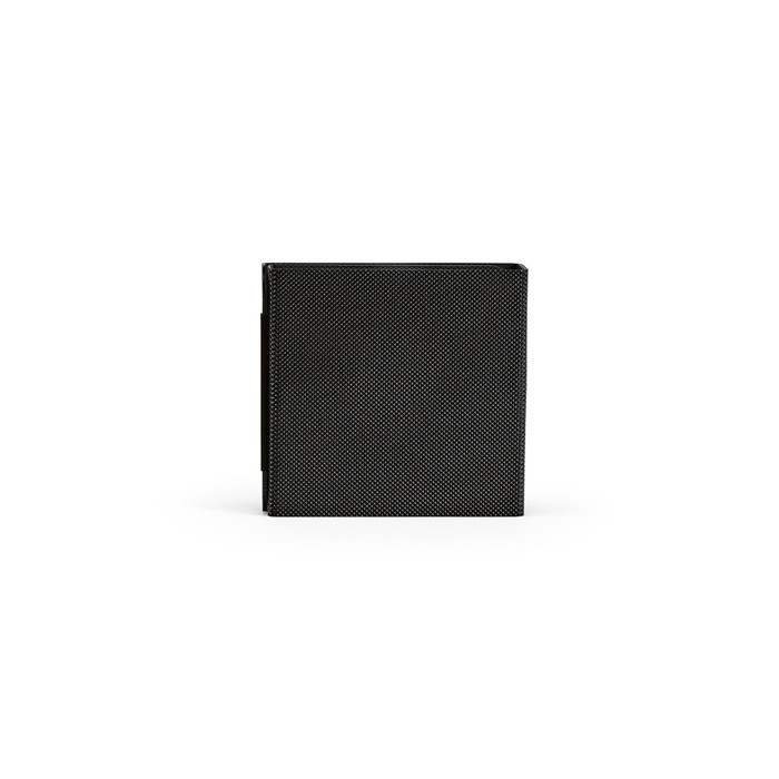 Cargador inalámbrico ecológico con tres potencias de carga color negro vista trasera