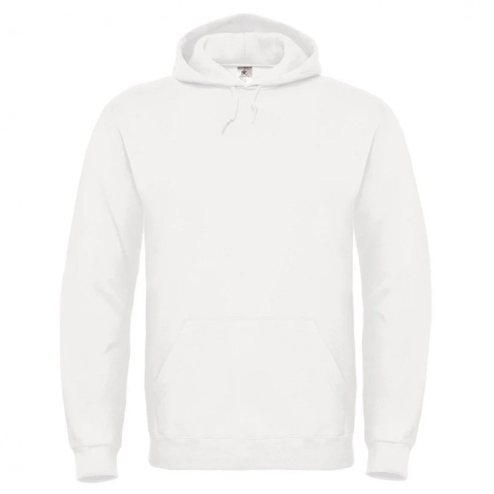 Sudadera de hombre de algodón y poliéster con capucha 280 g/m2 B&C color blanco Sudadera de hombre de algodón y poliéster con capucha 280 g/m2 B&C color blanco