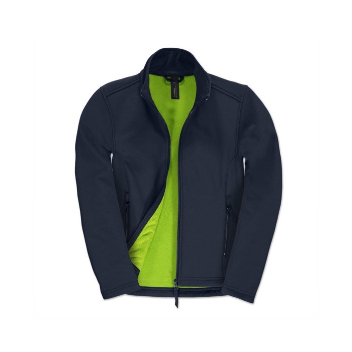 Chaqueta softshell elástica de poliéster de mujer 300 g/m2 B&C Chaqueta softshell elástica de poliéster de mujer 300 g/m2 B&C